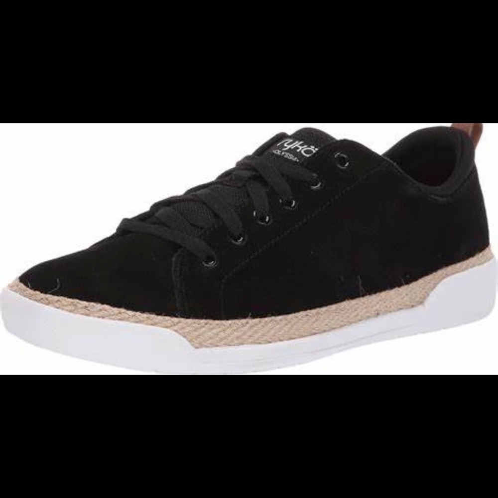 Ryka Olyssia Womens Black Suede Sneaker Size 7M